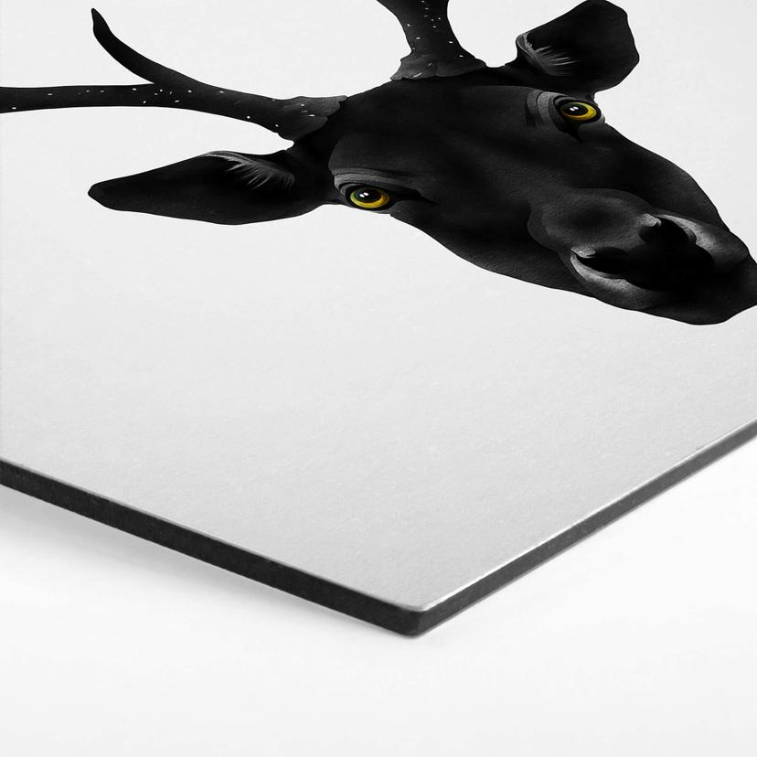 Esagoni Alu-Dibond Ireland - The Black Deer