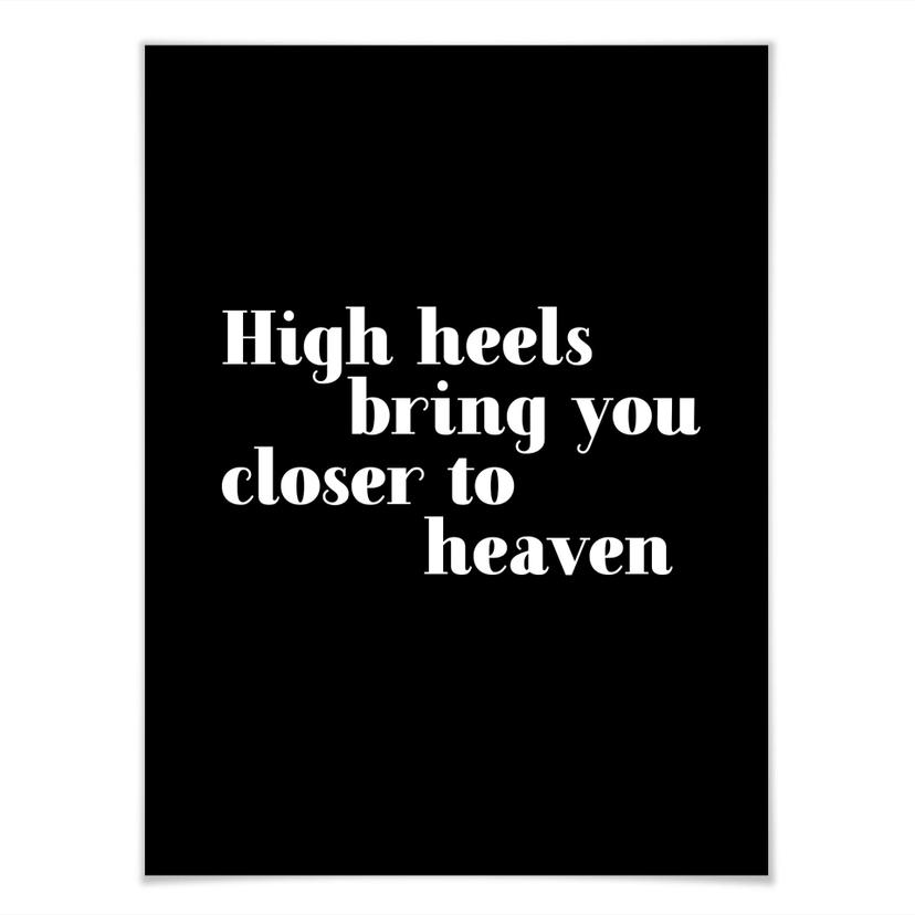 Poster - High heels