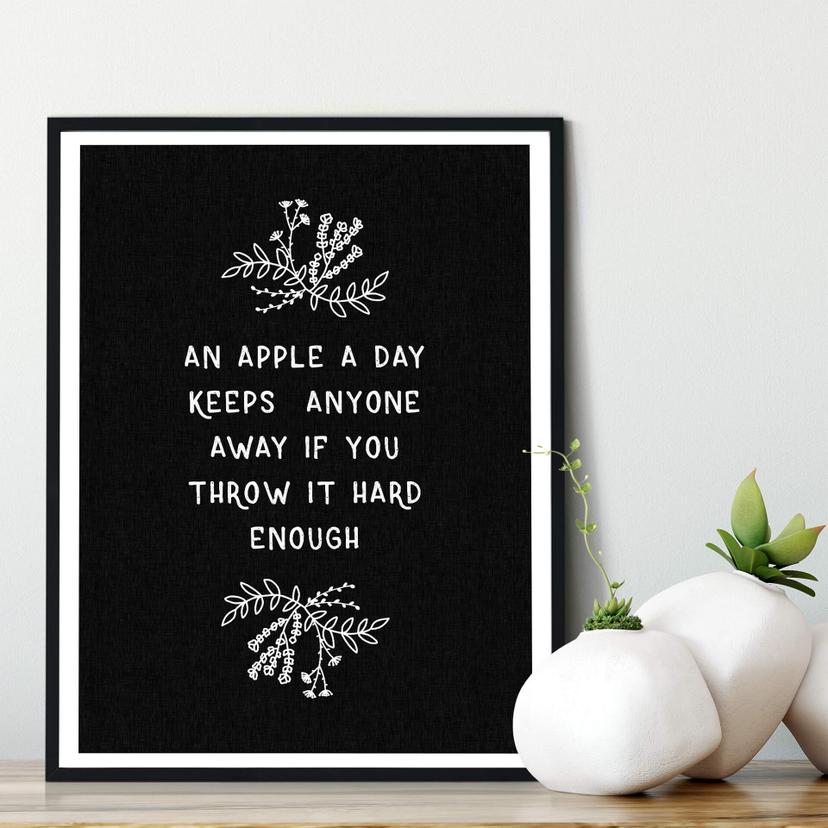 Poster Orara Studio - An Apple a day