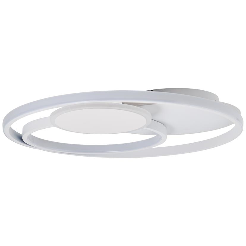 Deckenleuchte Mick, weiß, 7 x 50 cm, Metall Deckenlampe, dimmbar