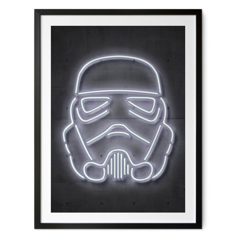Plakat med stormtroopers hjelme - Mielu
