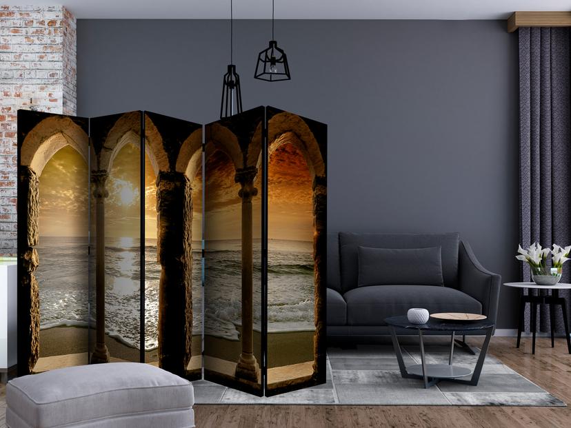 Schermo divisorio - Idillio , 5 pezzi - 225x172 cm