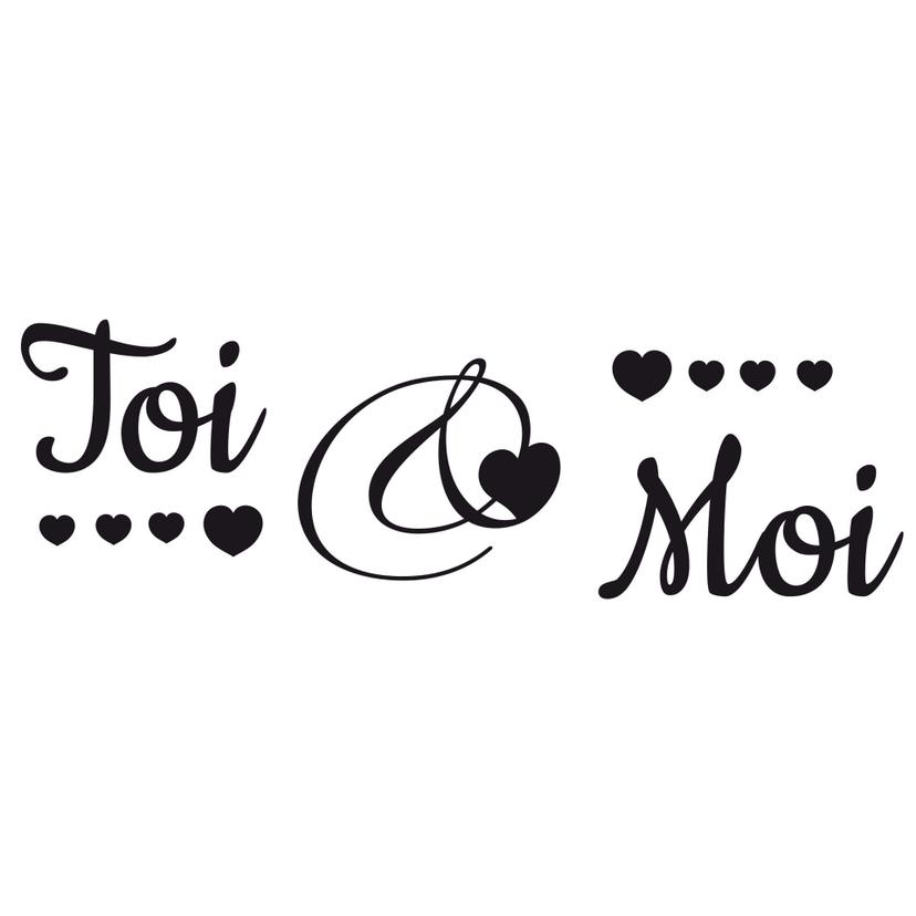 Adesivo murale - Toi & Moi