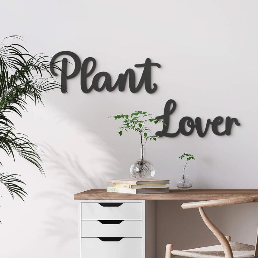 Décoration en bois MDF Plant Lover