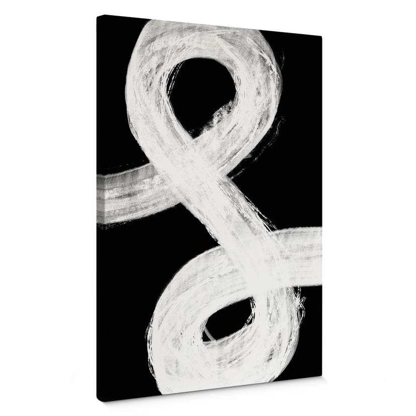 Lienzo 1X Estudio - Juego de luces en blanco y negro