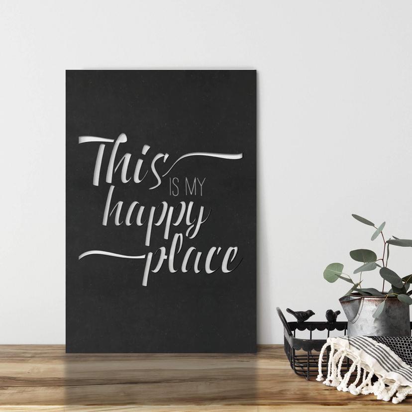 MDF - Decoración en madera This is my happy place