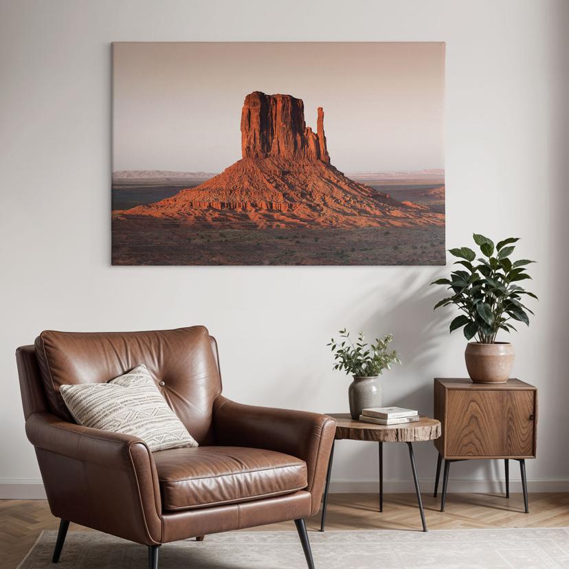 Stampe su tela formazione rocciosa nella Monument Valley - Hugonnard