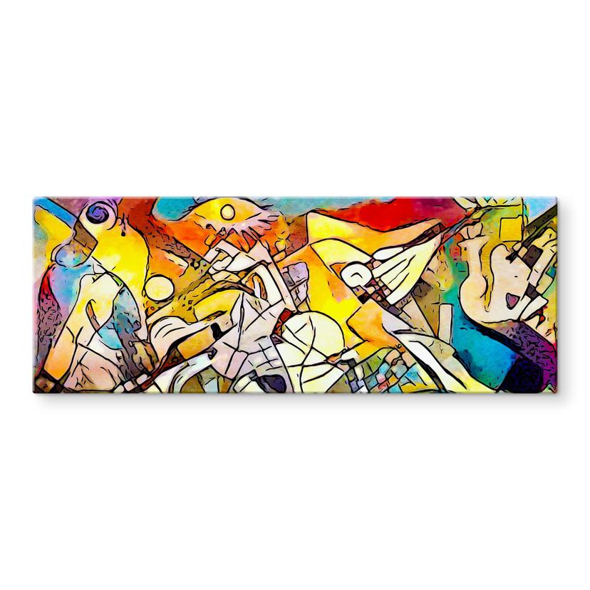 Tableau sur verre Zamart - Hommage à Picasso - Chaos - Panorama