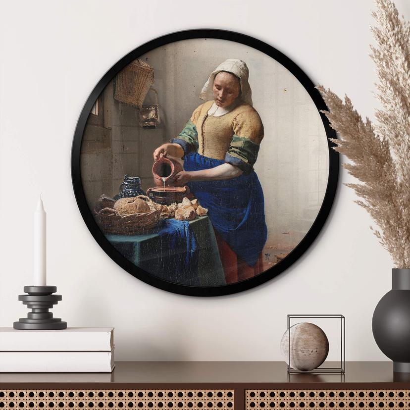 Poster Vermeer - La ragazza con la brocca di latte