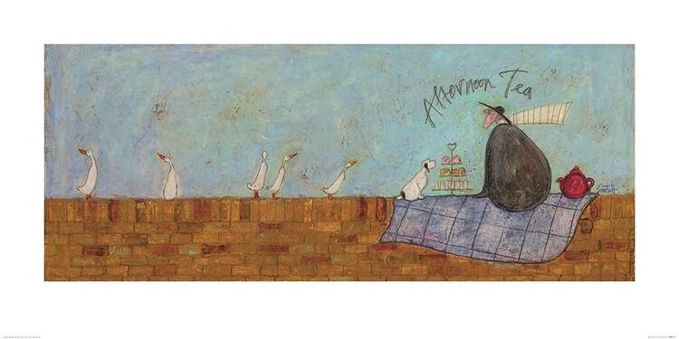 Plakat Sam Toft - Afternoon Tea kunsttryk, Sam Toft (100 x 50 cm)