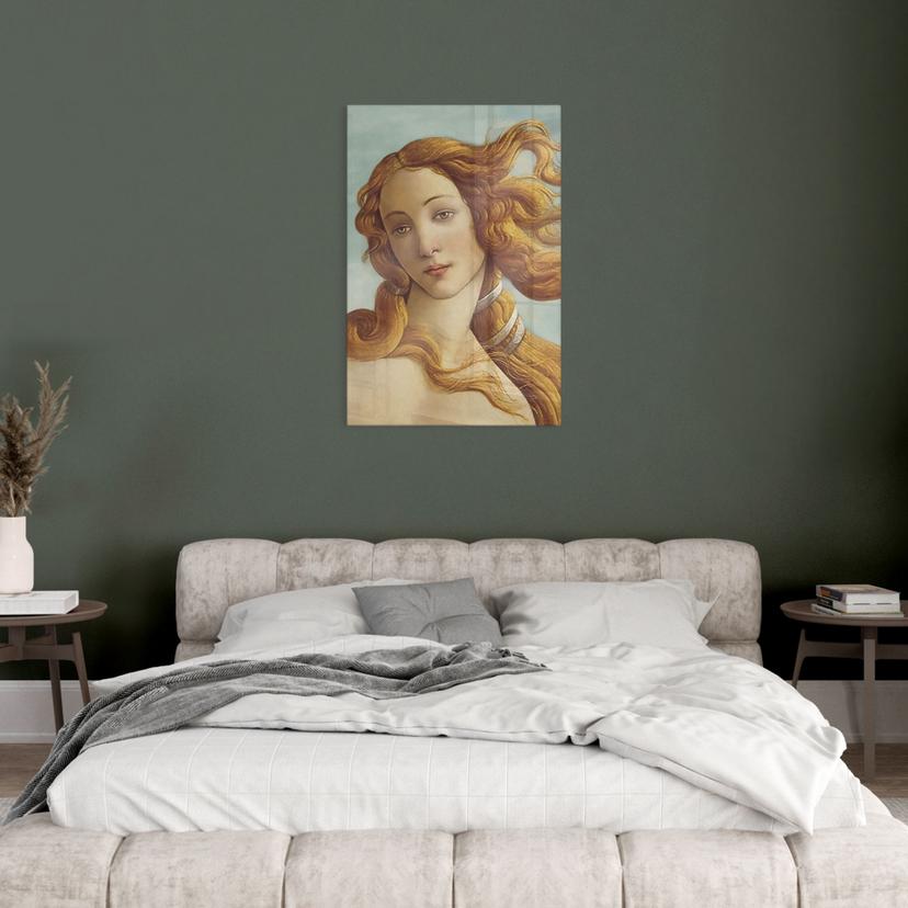 Stampa su vetro Ritratto di Venere - Ispirato a Botticelli