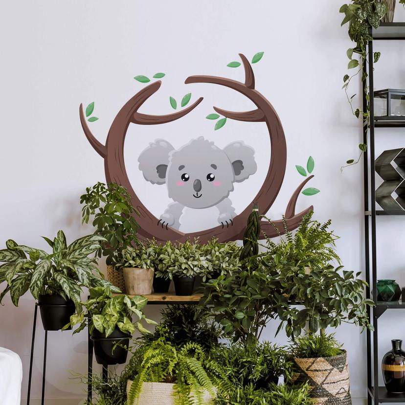 Wandtattoo Neugieriger Koala