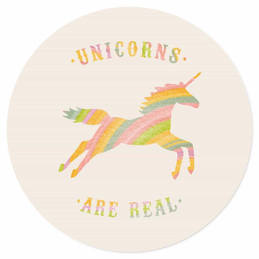 Muursticker Bodart - Unicorns are Real
