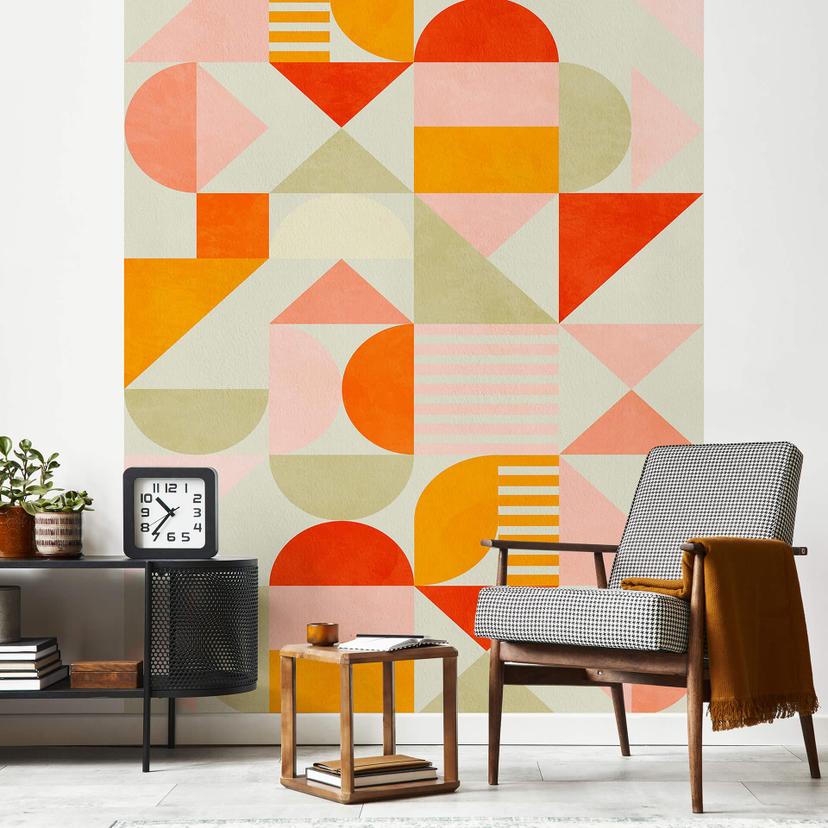 Fototapet Bré - Bauhaus Fun Pastel