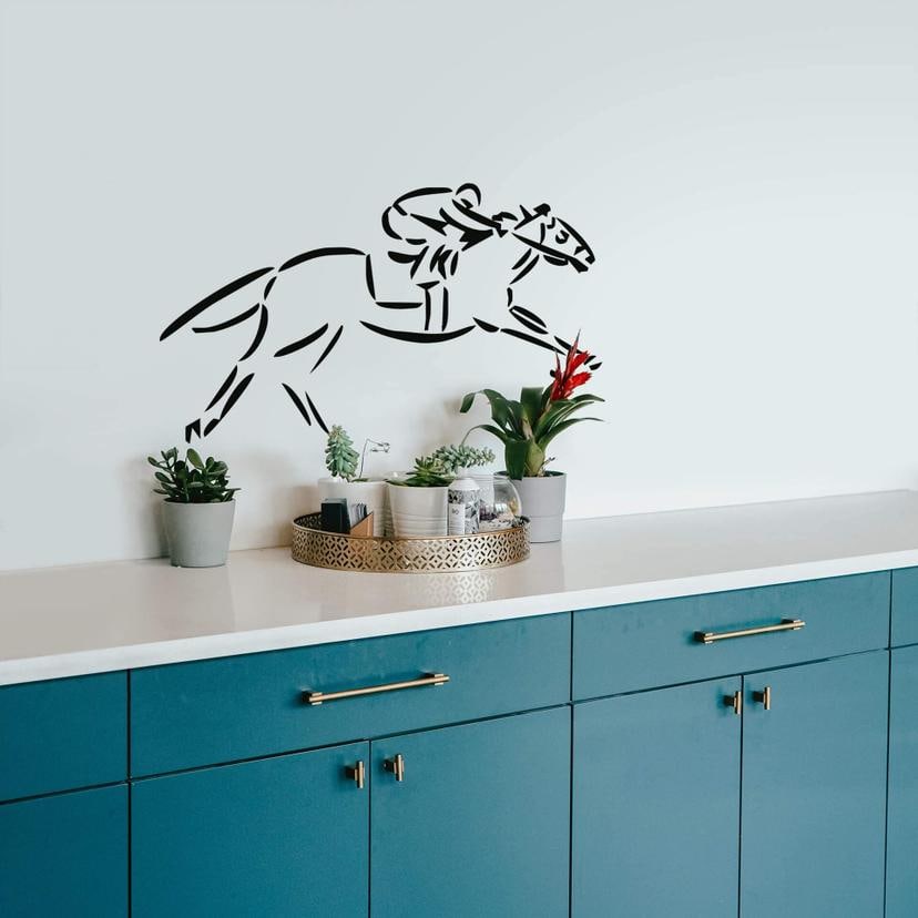 Sticker mural - Jockey