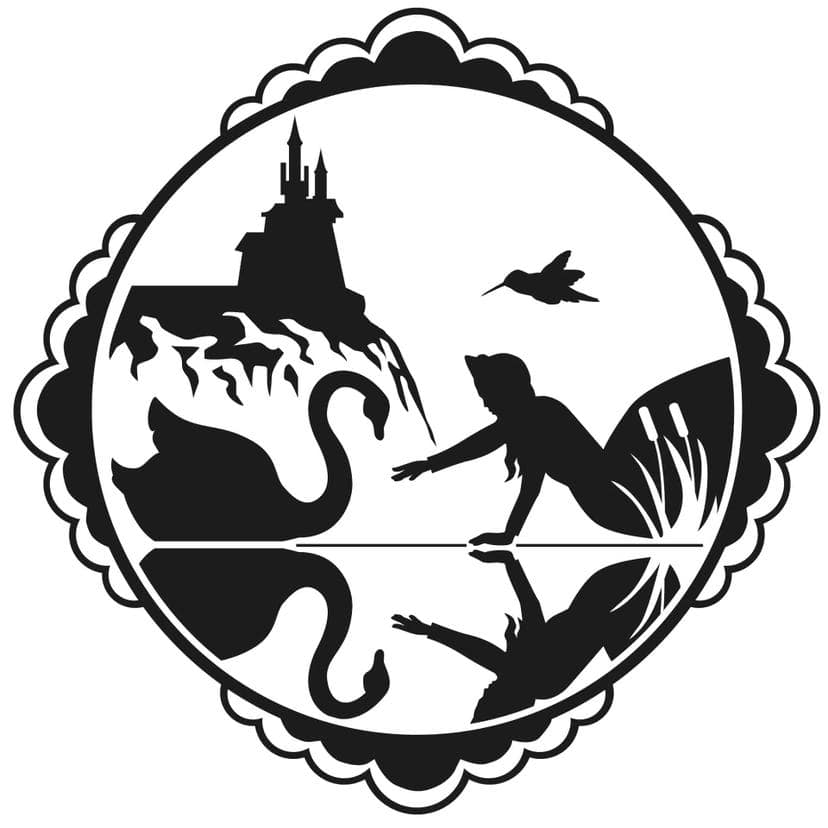 Sticker mural - Le monde fantastique- Cygne