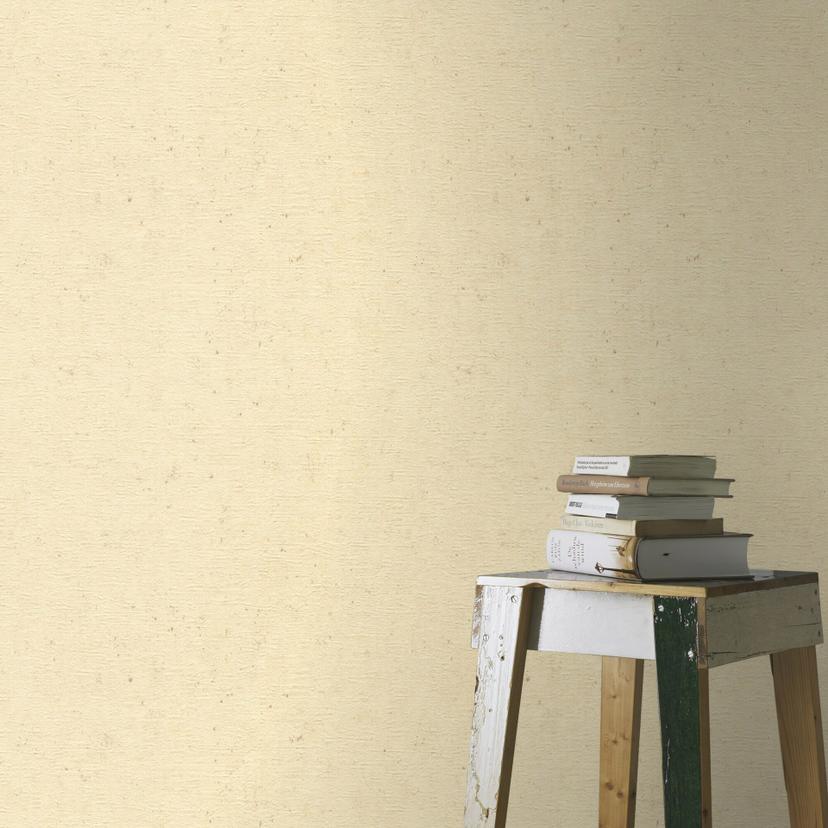 Unit tapet, ensfarvet non-woven tapet Factory V beige