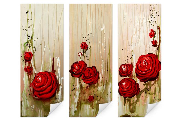 Zelfklevende Poster  - Fedrau - Roses