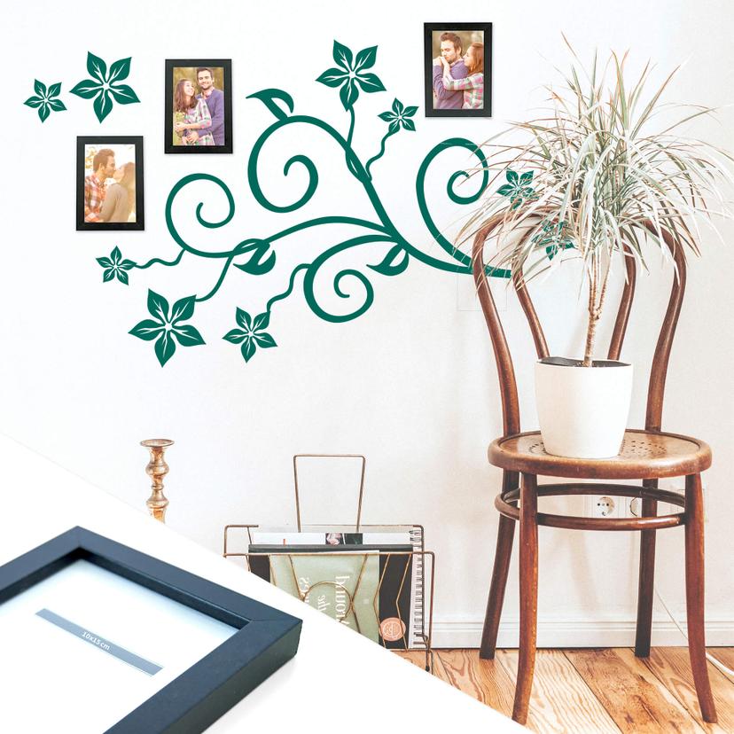 Blomstergrene inkl. 3 fotorammer