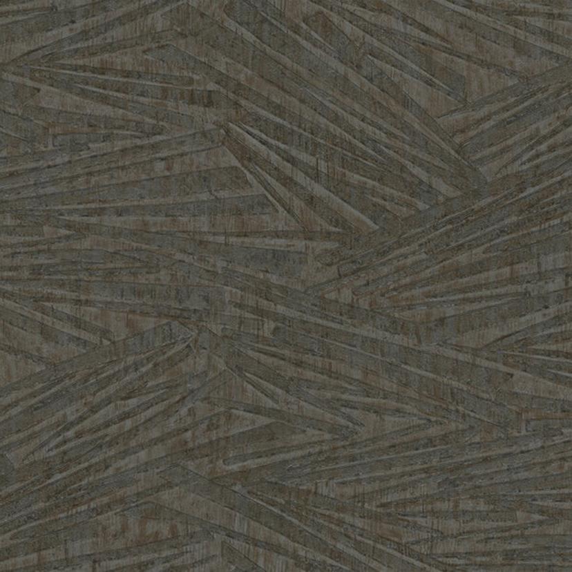 Carta da parati a righe, carta da parati in tessuto non tessuto Sky Lounge grigio metallizzato 10,00