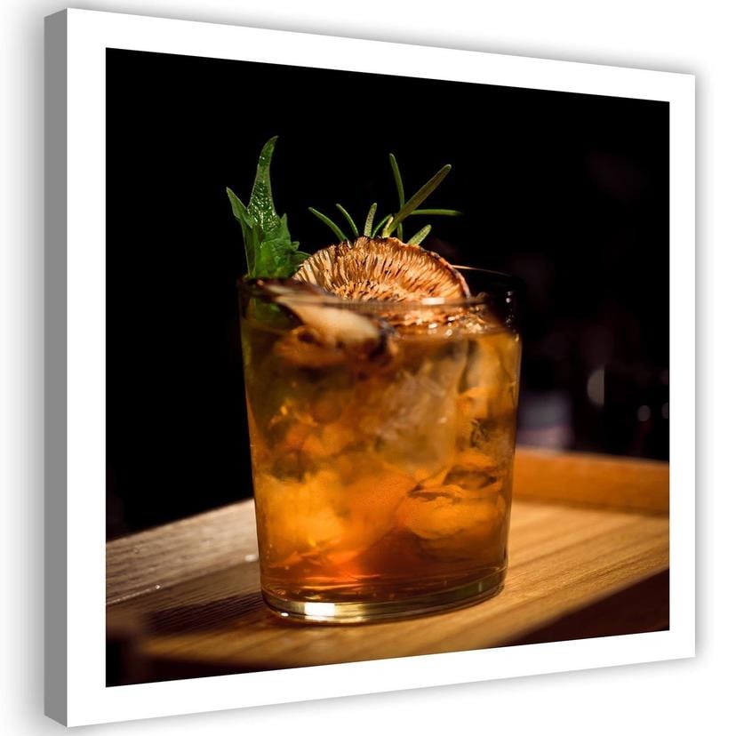 Canvasbillede, Drink glas
