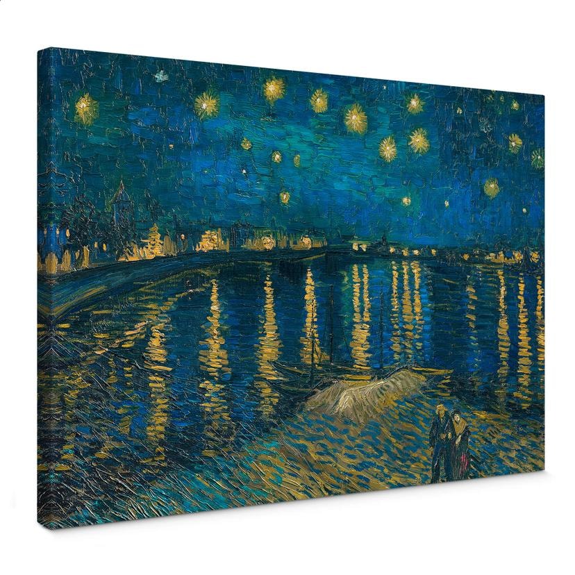 Vincent van Gogh - Stjernenat 1888 - Lærredsprint