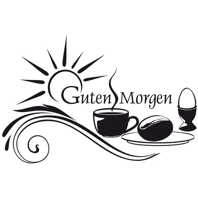 Wandtattoo Guten Morgen 1
