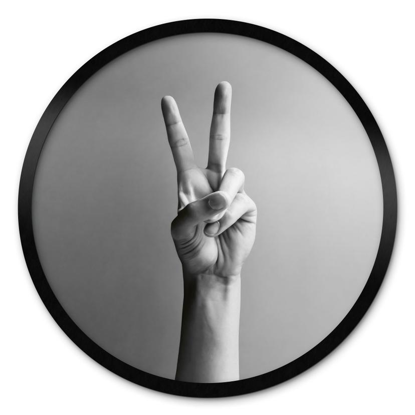 Póster Mano de la Victoria - Signo de paz y victoria - Bühler - Redondo