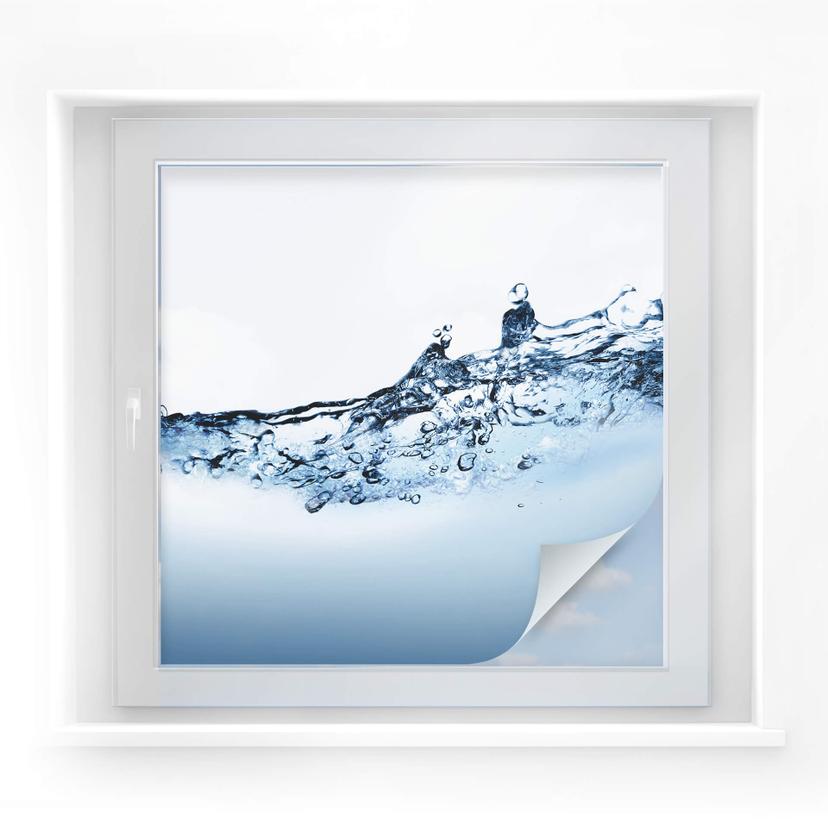 Lámina de privacidad Water Flow - cuadrada