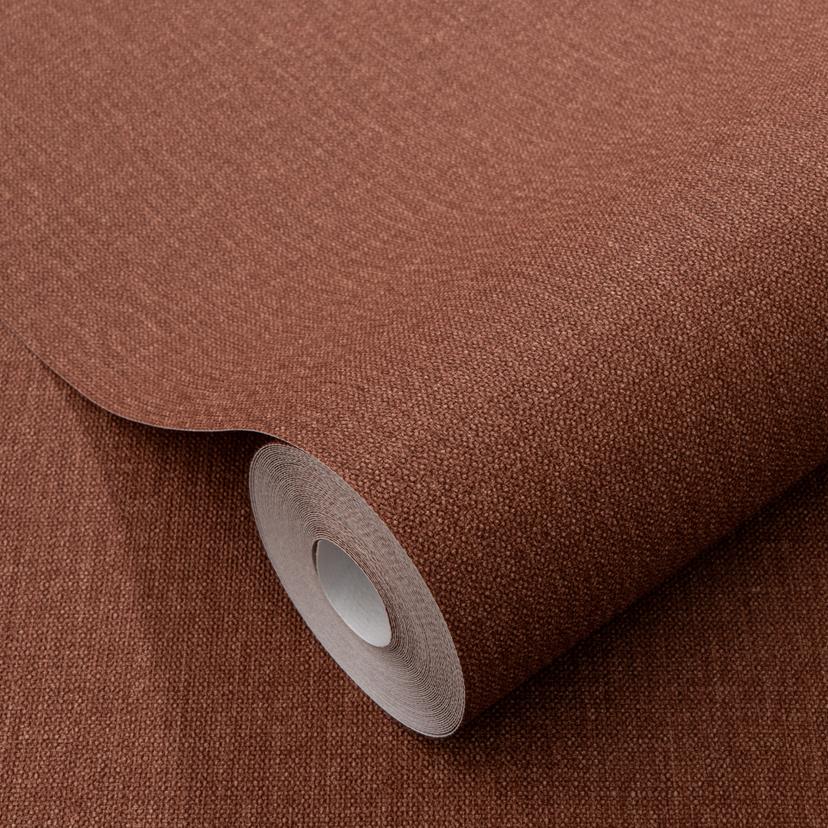 Carta da parati in tessuto non tessuto WOVEN Elle Decoration 4, terracotta