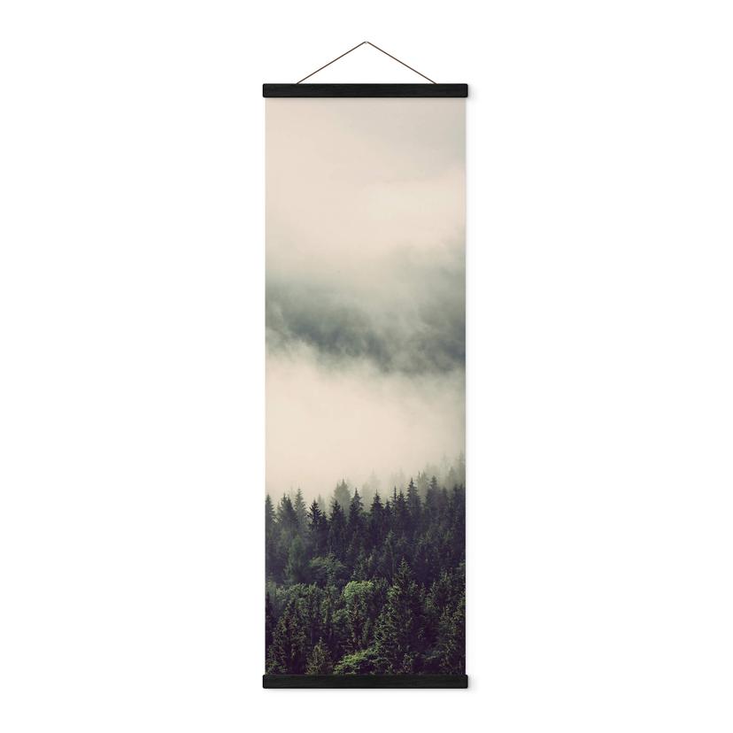 Tekstil plakat Foggy Forest
