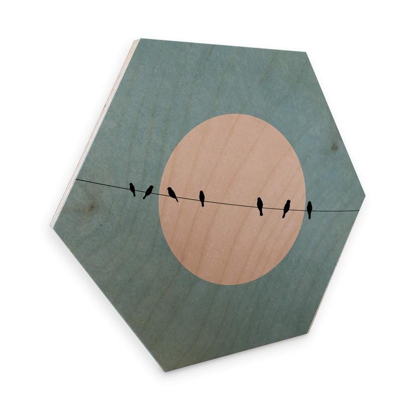 Hexagon hout - Kubistika - Beauty of Silence