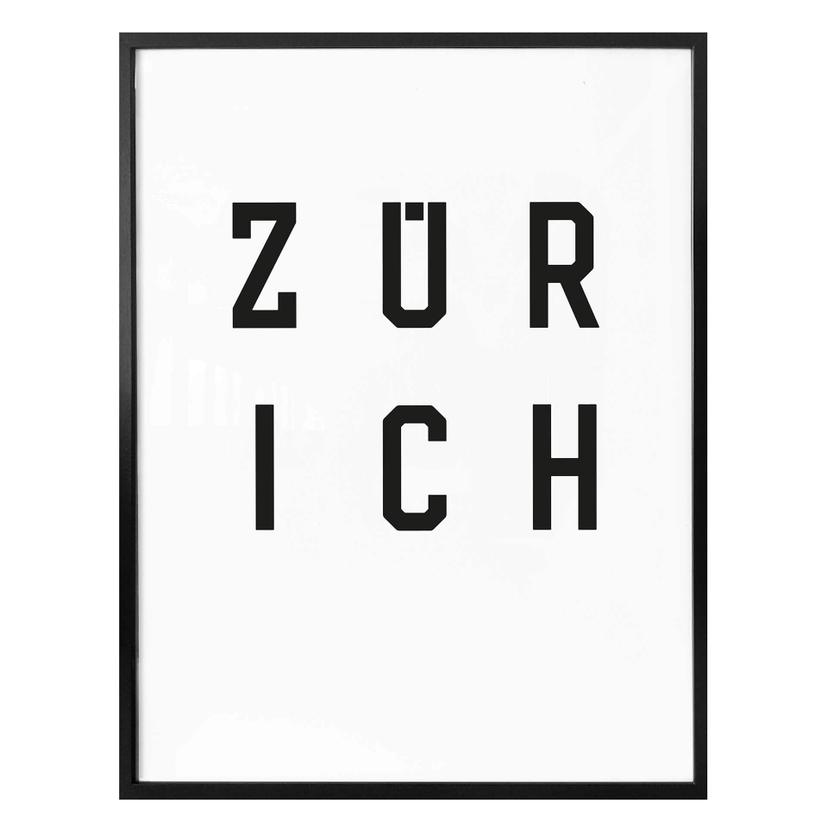 Póster - Tipografía Zúrich