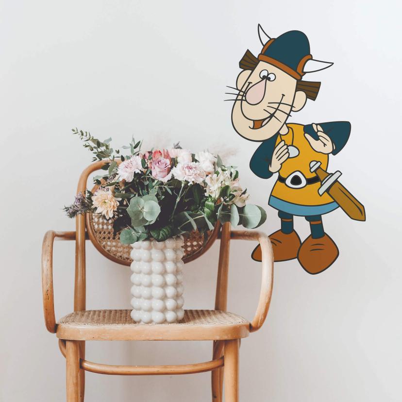Muurstickers Gorm 2 - Wickie de Viking