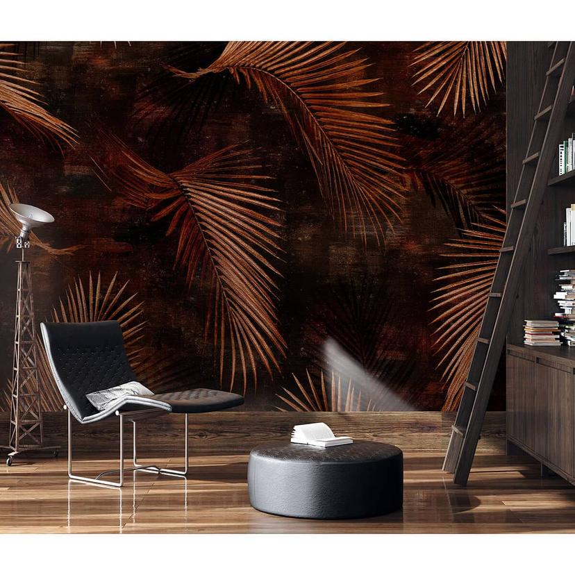 Guido Maria Kretschmer Fotobehang Art Edition Glossy Palms Bronze