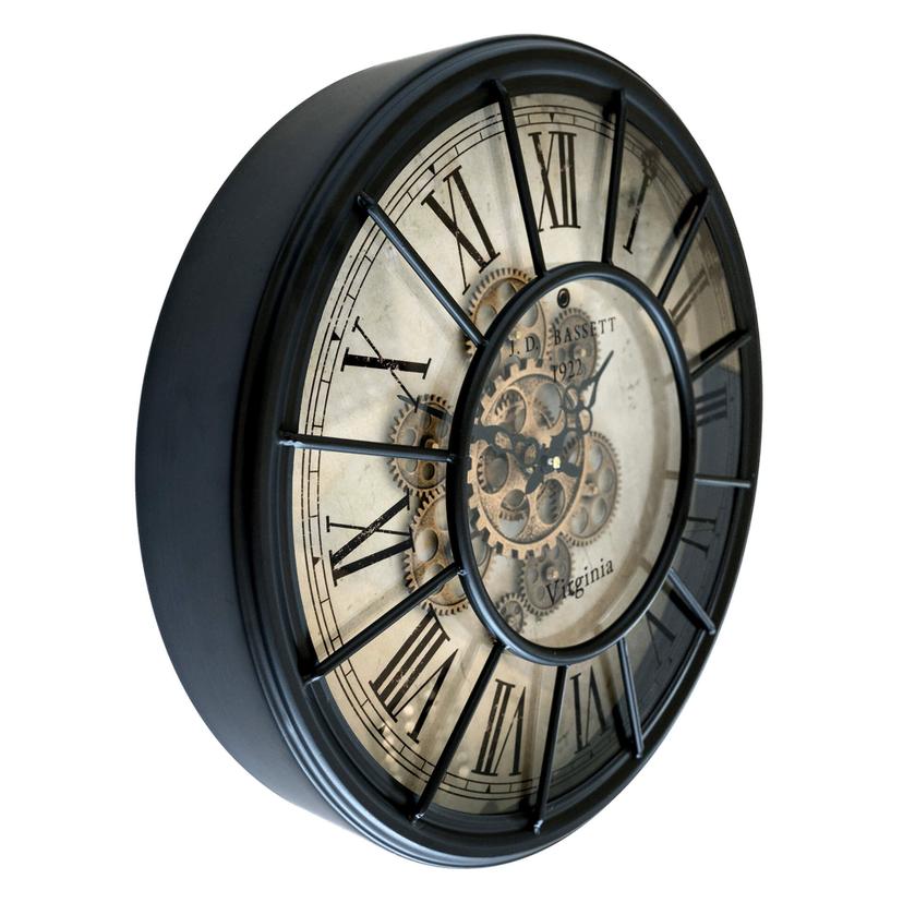 Orologio da parete in metallo vintage - Ø46 cm