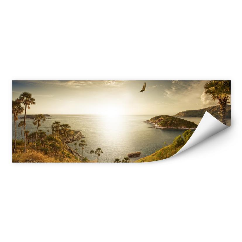 Zelfklevende Poster  - Sunset in Paradise