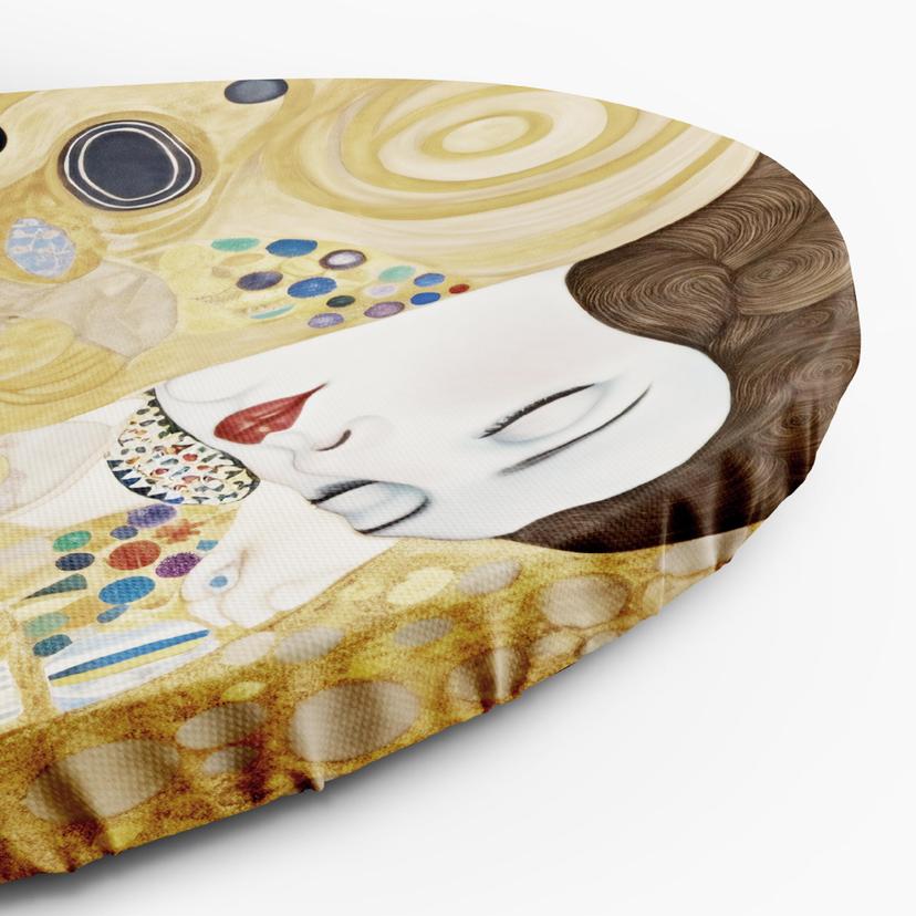 Quadro tondo - Ritratto astratto di donna - G. Klimt