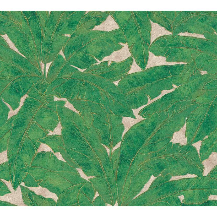 Livingwalls papier peint intissé Metropolitan Stories papier peint Francesca Milan beige;vert;métall