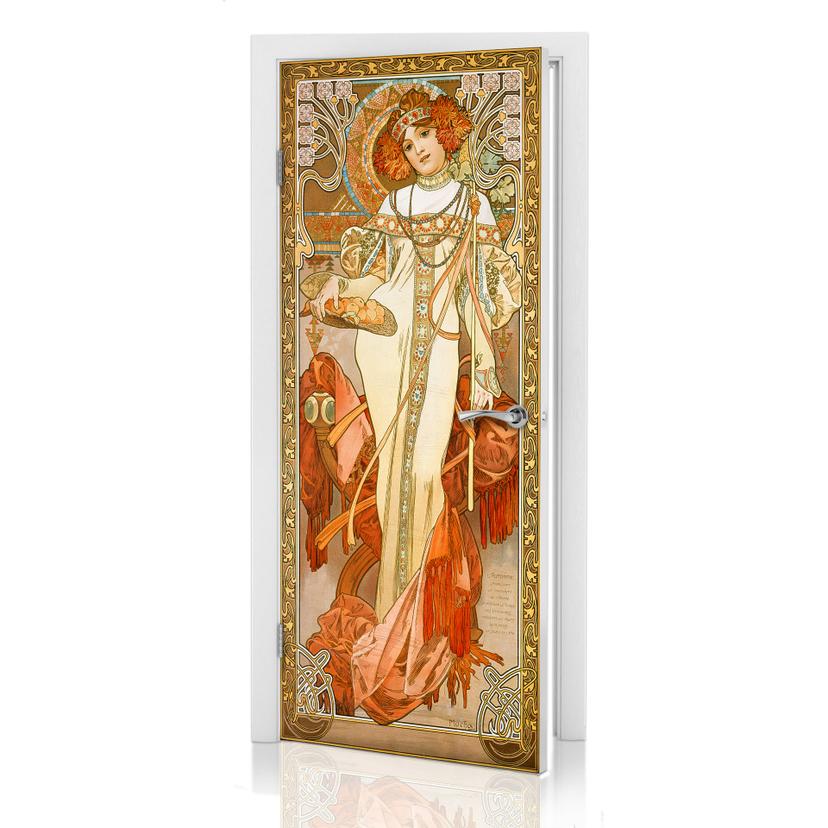Mucha - Efteråret 1900 - dørsticker