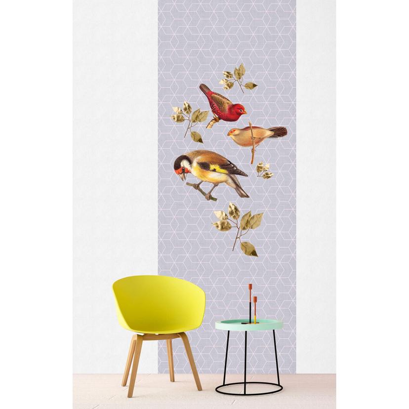 Livingwalls Fototapet Walls by Patel 2 brilliant birds panel 1