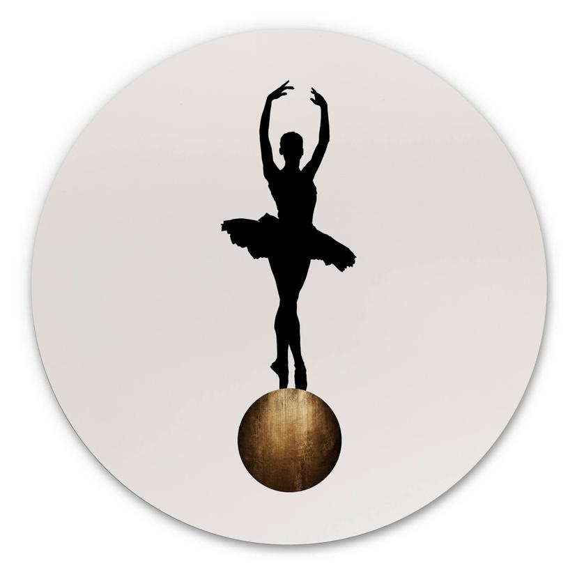 Wandcirkel Kubistika - Prima Ballerina