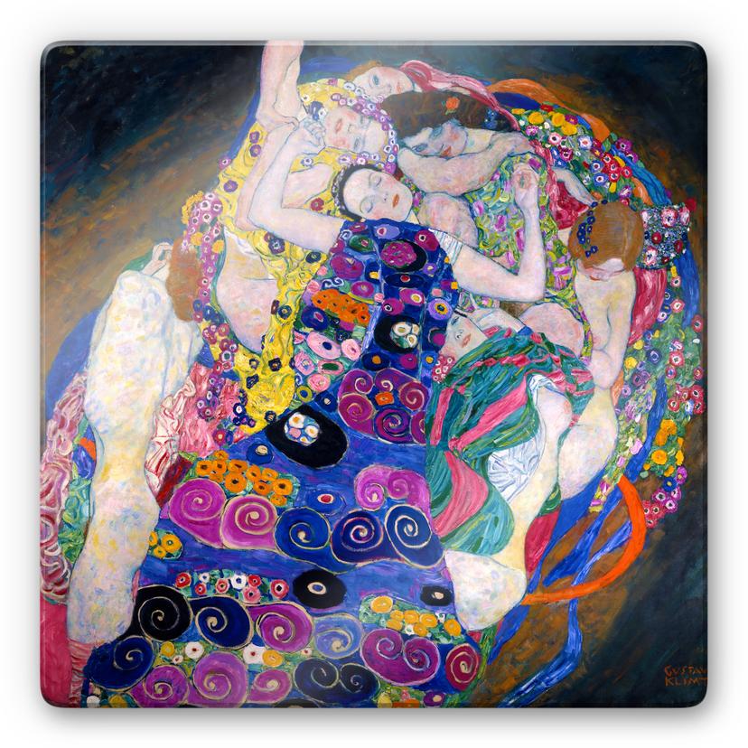 Tableau en verre - Klimt - La jeune fille