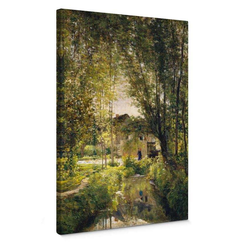 Lienzo Daubigny - Paisaje con luz solar