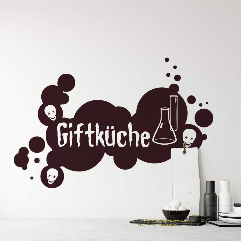 Wandtattoo Giftküche