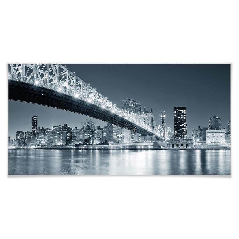 Póster New York de noche 03