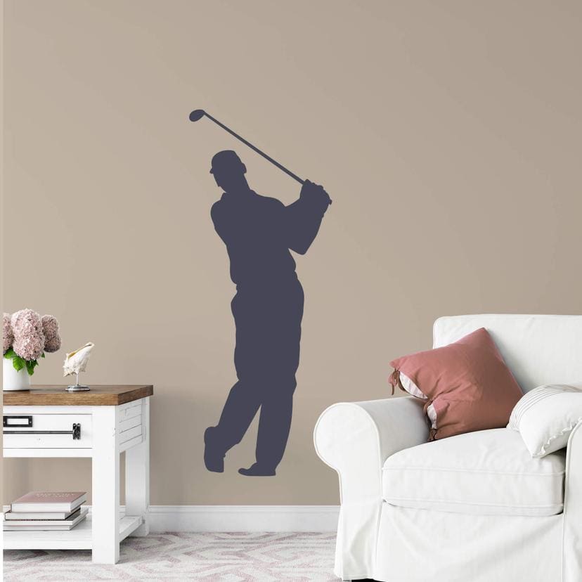 Golfspiller 1 wallsticker