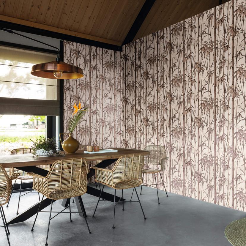 Rasch Papier peint intissé à motifs Florentine III brun sépia