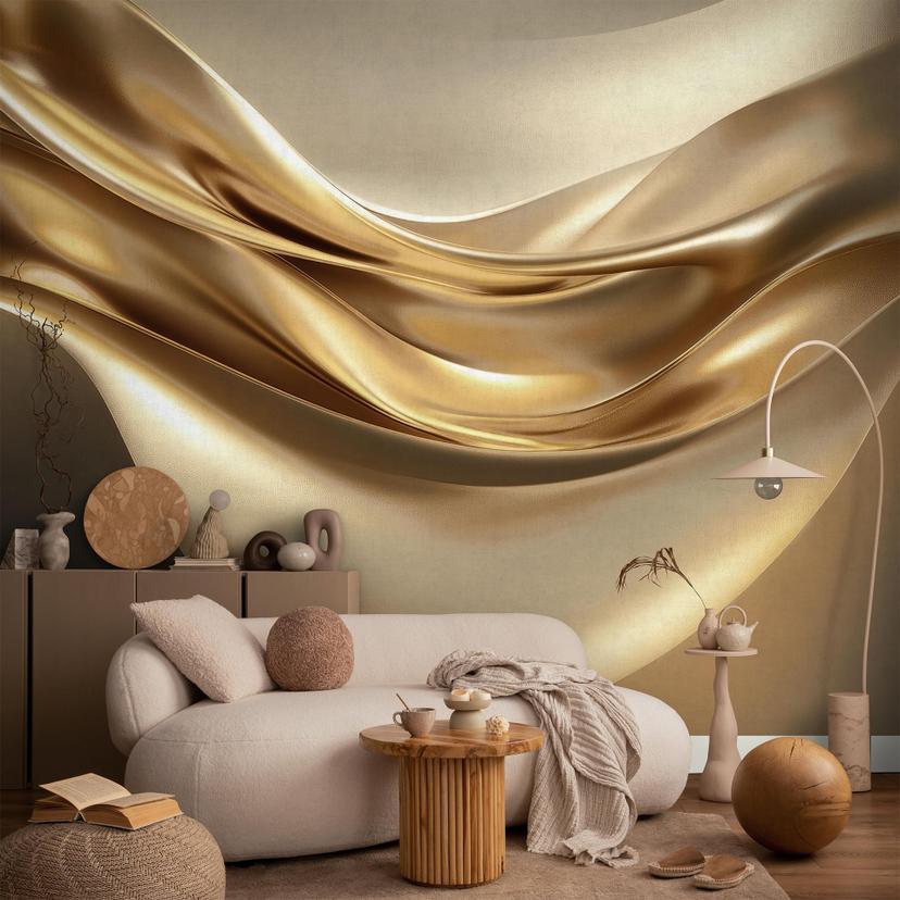 Guido Maria Kretschmer Liquid Gold- Art Edition 2 guldfototapet