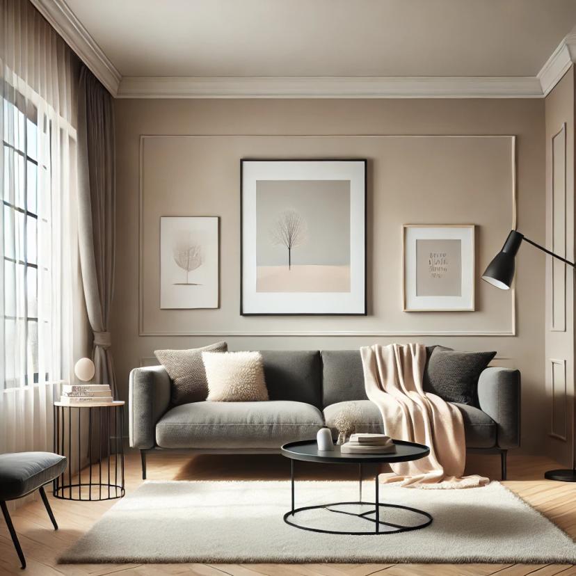 Beige Wandfarbe seidenmatt I Sweet Sesame | Raum öffnend und beruhigend | THE COLOR KITCHEN